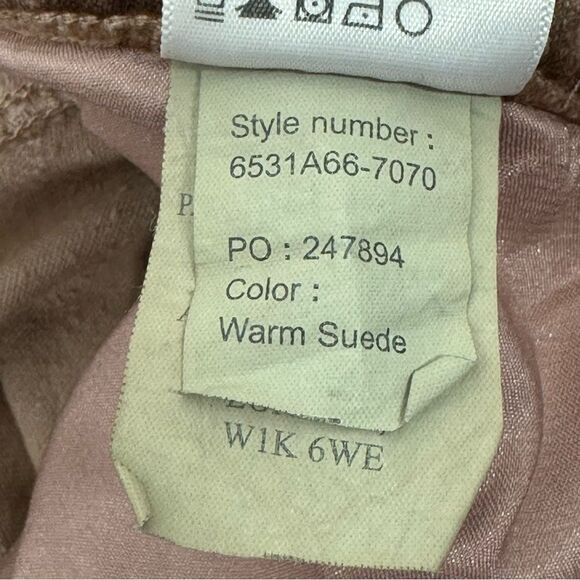 Paige Women’s size 25 Warm Suede Velvet High Waist Ankle Stretch Pants - Picture 12 of 15